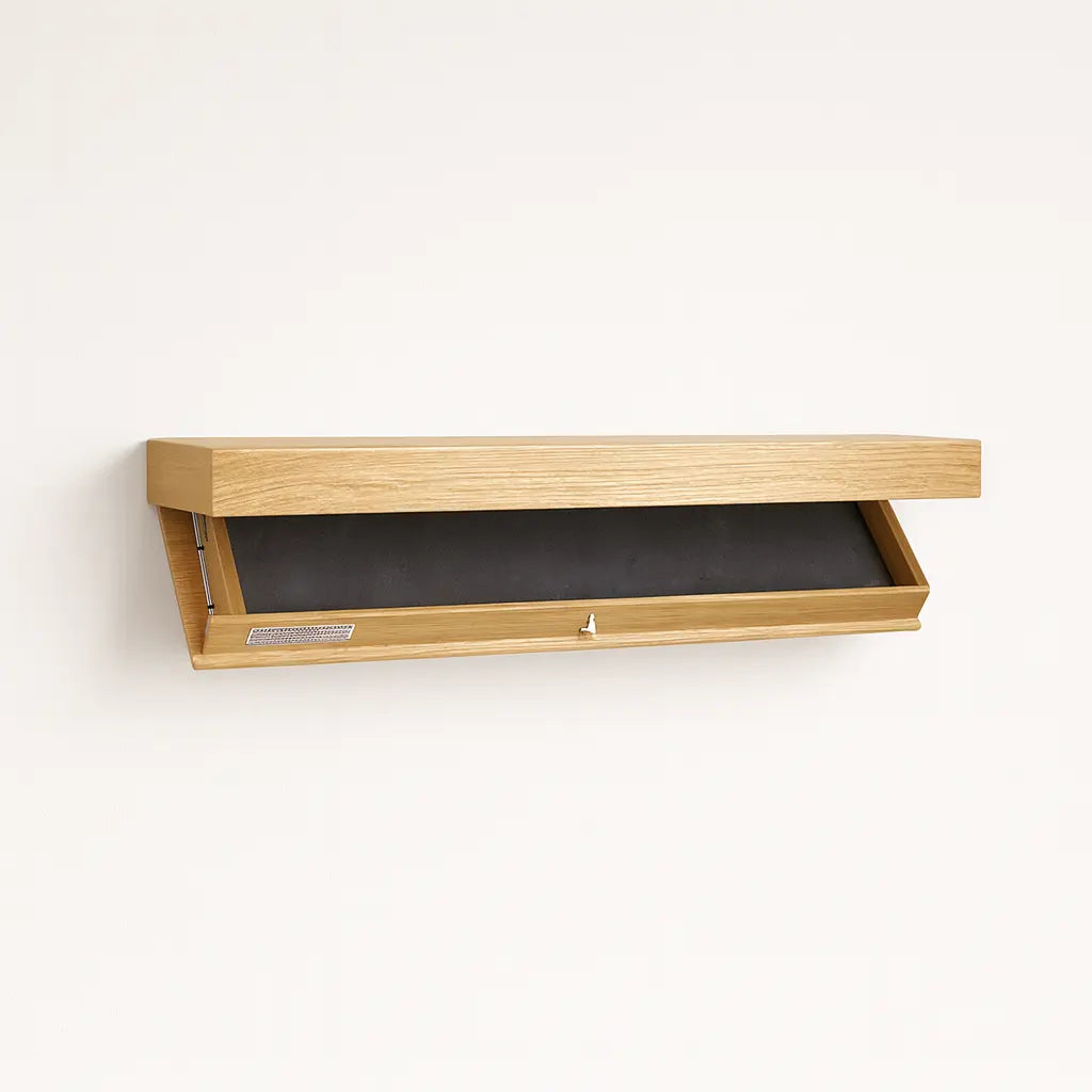 Etagere murale bois clair